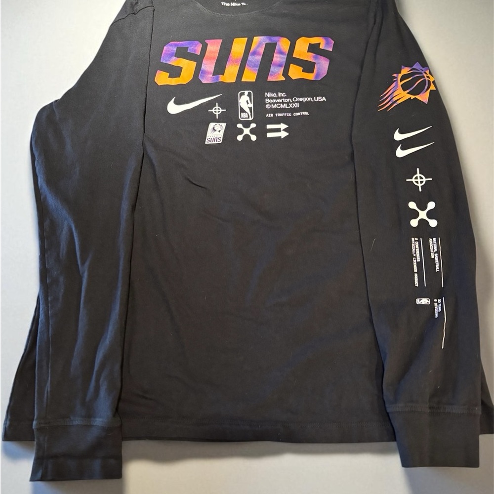 Nike Black Long Sleeve Phoenix Suns Tee